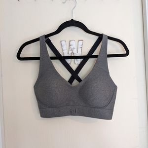 Grey Under Armour Sports Bra